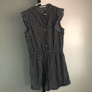 Ellison Blue Floral Romper